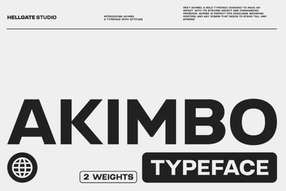 Akimbo: A Typeface Built for Bold, Modern Brands