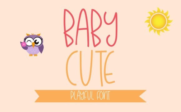 Baby Cute: The Sweet Handwritten Font That Brings Projects to Life