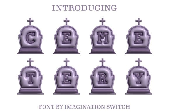 Cemetery Inflated: A 3D Typeface for Unforgettable Branding