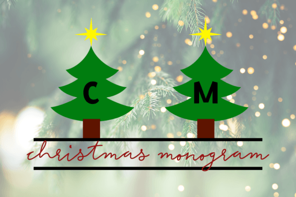 Christmas Monogram: Adding Personal Charm to Your Holiday Designs