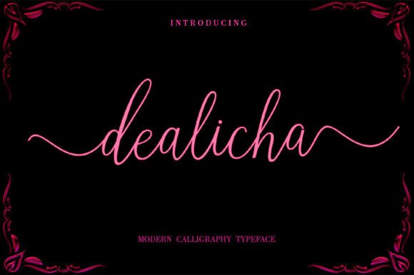 Dealicha: A Modern Script for Authentic Branding