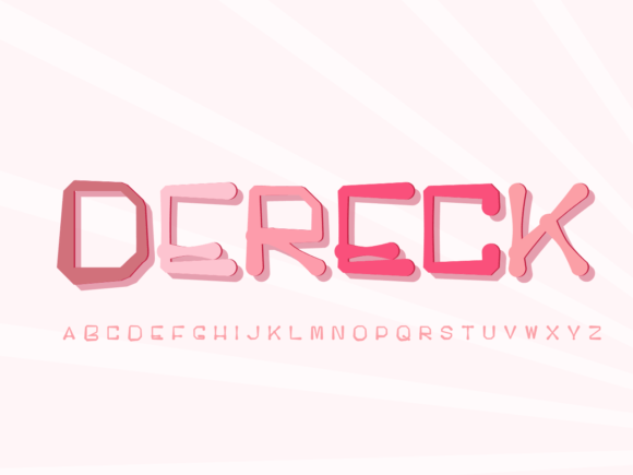 Dereck: A Display Font That Commands Attention