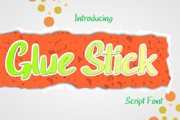 Glue Stick: A Handwritten Font for Creative Projects