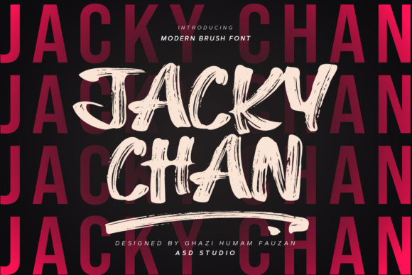 Jacky Chan: The Hyper-Realistic Display Font for Bold Branding