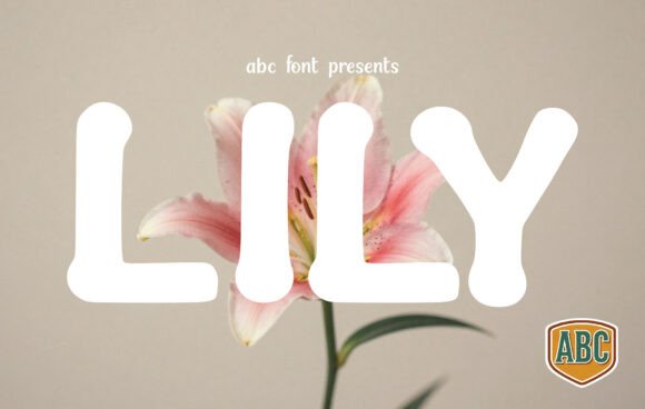 Lily Font: A Bold and Beautiful Bubble-Style Typeface