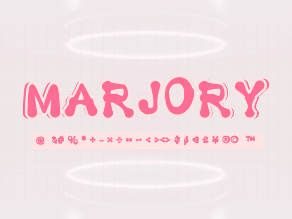 Marjory: A Retro Display Font with Modern Versatility