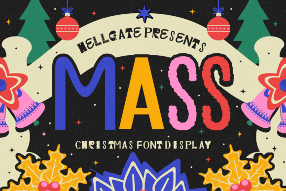 Mass Christmas Display Font: A Festive Design Toolkit