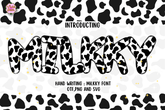 Milkky: The Playful Font That Brings Farm-Fresh Charm to Your Designs
