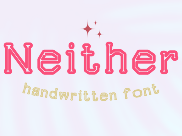Neither: A Display Font That Brings Whimsy and Charm
