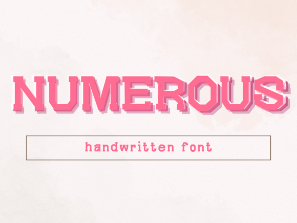 Numerous: The Quirky Display Font with a Big Personality