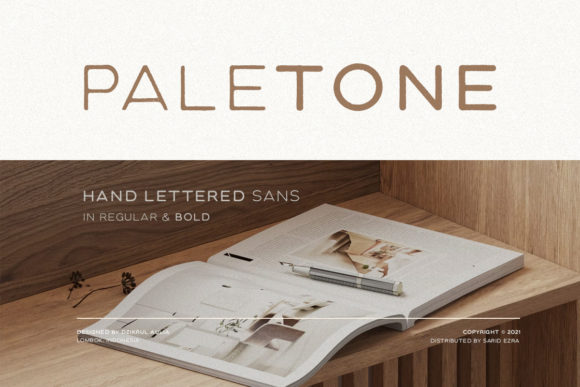 Paletone: The Organic Hand-Lettered Sans Serif Font