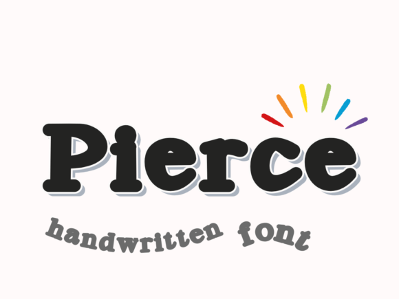 Pierce: A Handwritten Font for Authentic Branding