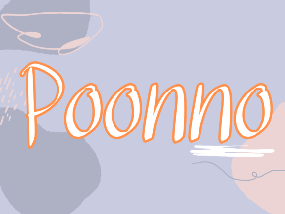 Poonno: The Sweet, Friendly Font for Authentic Designs