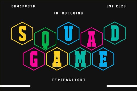 Squad Game: The Display Typeface Built for Digital Impact